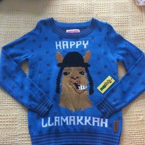 Happy Llamakkah Hanukkah Sweater